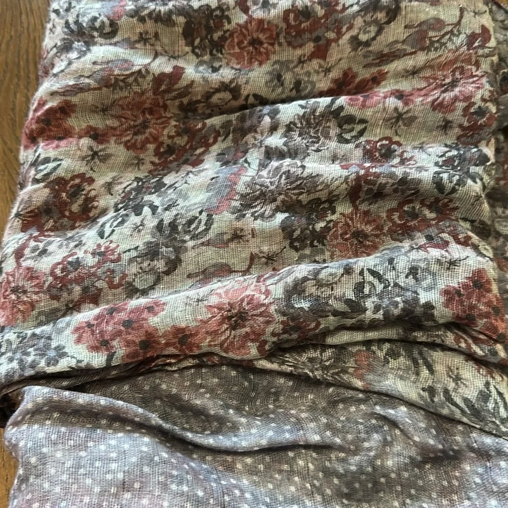 Assorted Colorful Scarves Collection set of 6 sold together - Picture 6 of 11